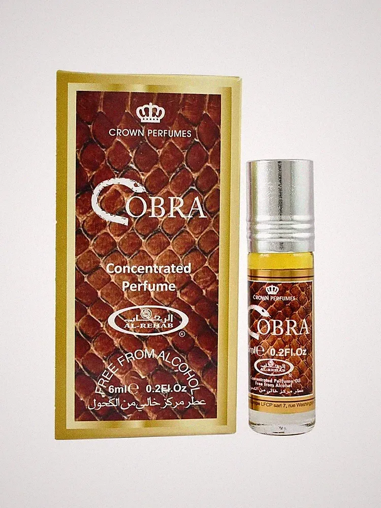 Al Rehab Cobra Concentrated Perfume Oil Roll On 6 ml (0.2 Fl Oz)