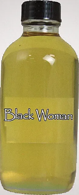 Black Woman Type Body Oil – 1 oz Glass Bottle – Women's Fragrance