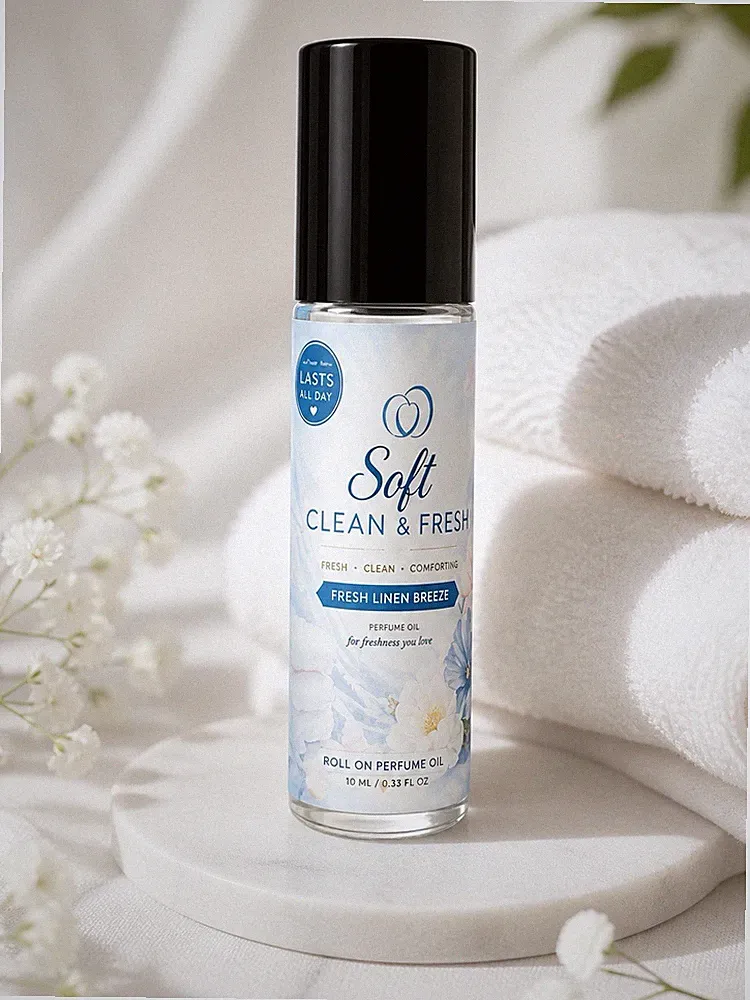 Downy Type Soft Fresh Linen Perfume Oil Roll-On 10 mL / 0.33 fl oz Regular Size