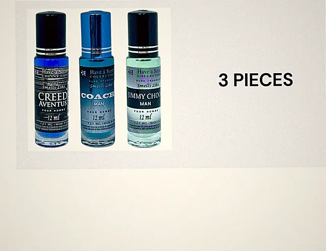 Men Assorted Roll On Oil 12 ML 3pc Limited Time Only